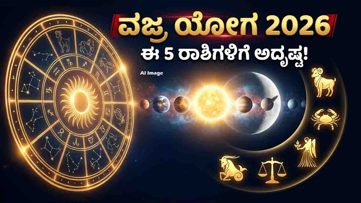 Vajra Yoga 2026 astrology predictions for five zodiac signs on Shigi Purnima