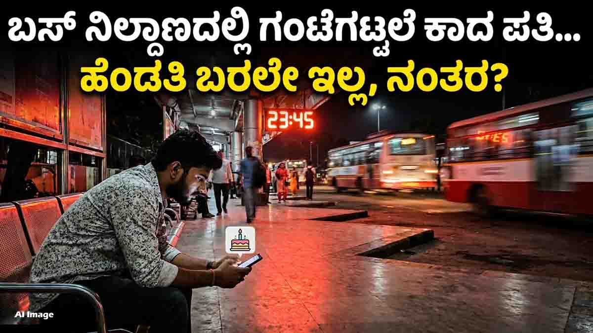 Wife birthday tragedy after husband waits for his wife at a Telangana bus stand