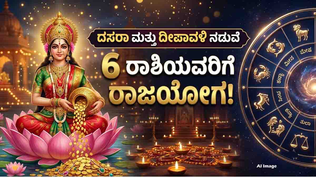 Six zodiac signs predicted to experience wealth and prosperity between Dussehra and Diwali 2026, according to Vedic astrology.